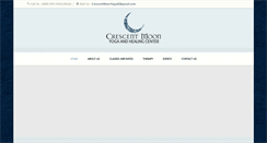 Desktop Screenshot of crescentmoonyogaaz.com